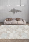 Mery Striped White Rug