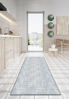 Vincent Geometric Blue Rug