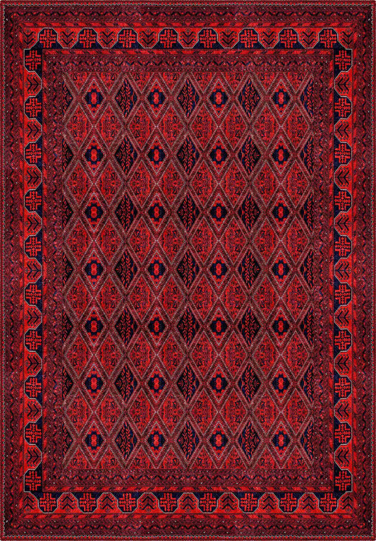 Emma Vintage Red Rug