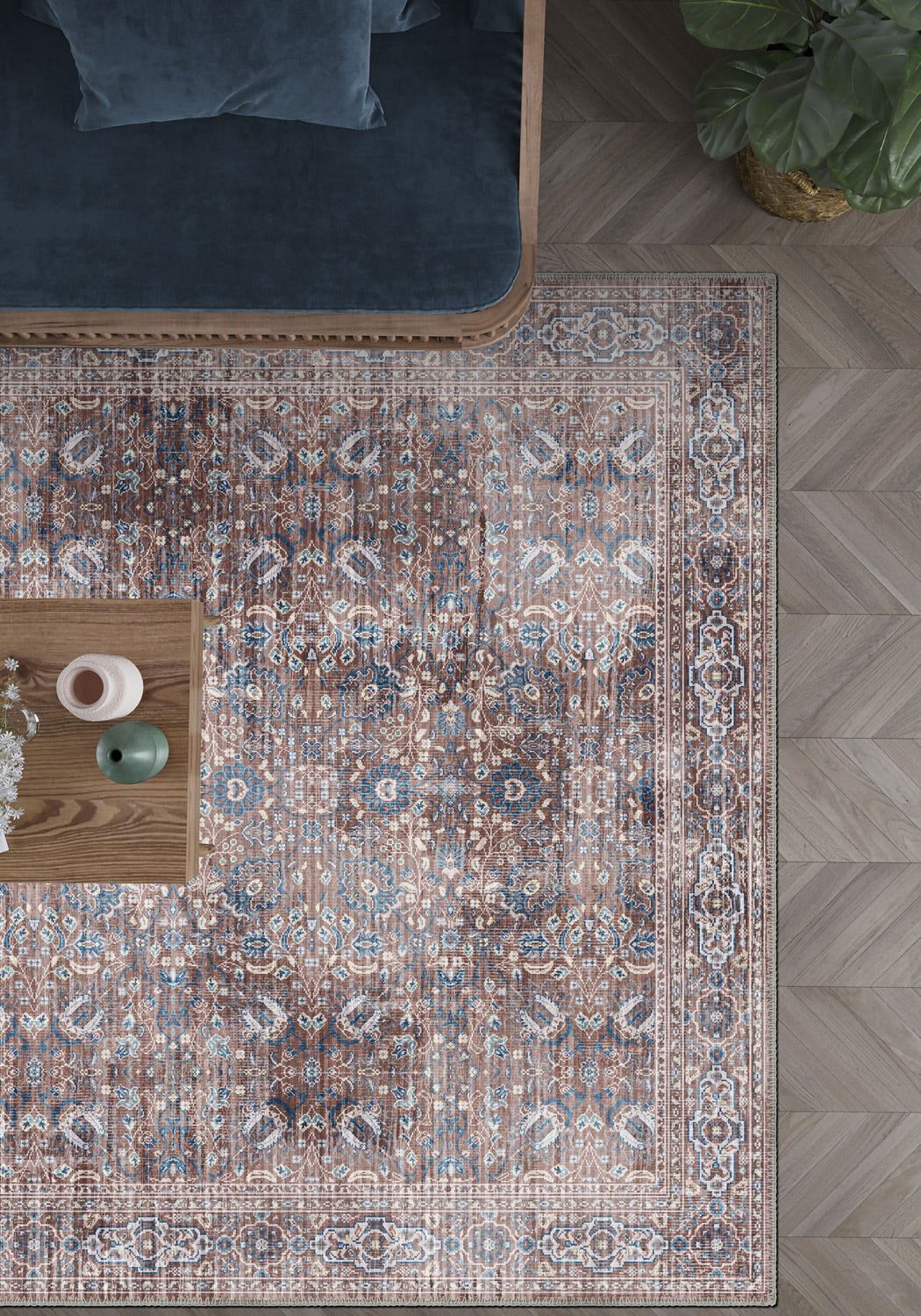 Dorothy Vintage Herati Rug