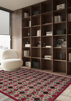 Granada Burgundy Pomegranate Rug