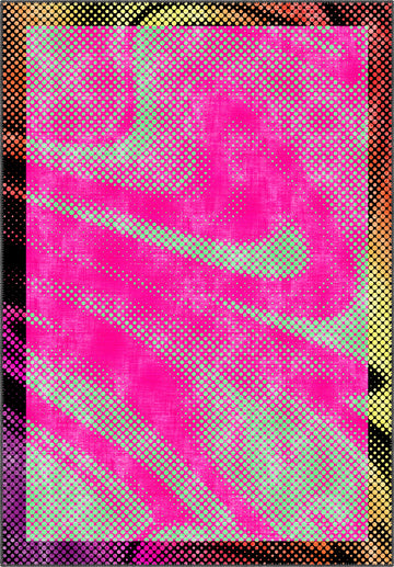 Neonique Pink Pop Art Rug