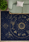 Vega Navy Zodiac Rug