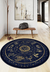 Vega Navy Zodiac Rug