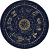 Vega Navy Zodiac Rug
