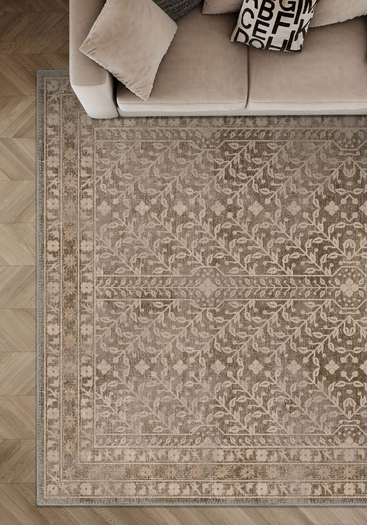 Linnea Taupe Vintage Rug