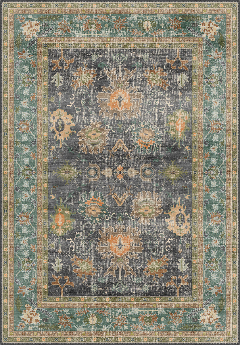 Alara Charcoal Oushak Rug