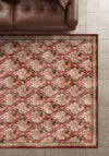 Willow Floral Burgundy Rug