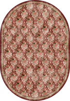 Willow Floral Burgundy Rug