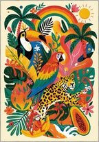 Amazonia Brazilian Tropical Rug