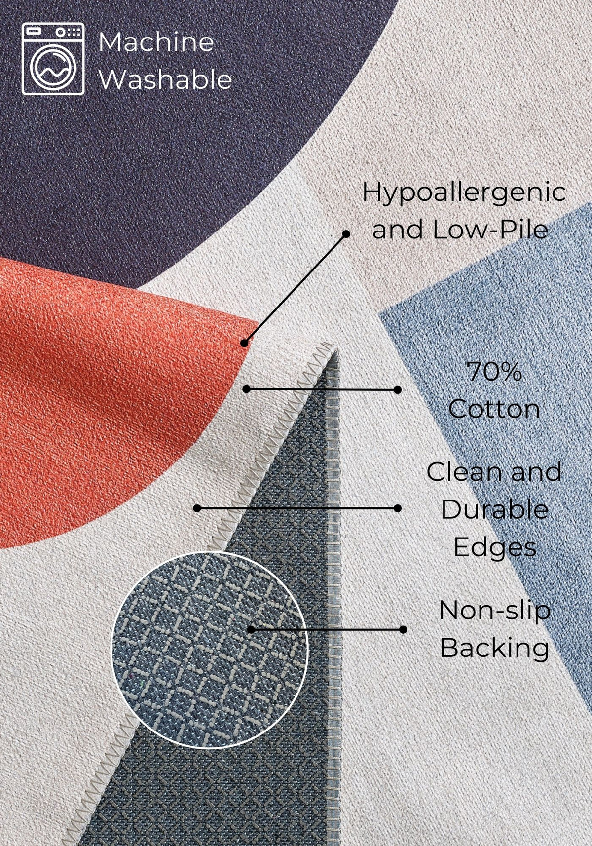 Savannah Bordered Green Rug
