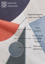 Kylie Striped Modern Rug - Green